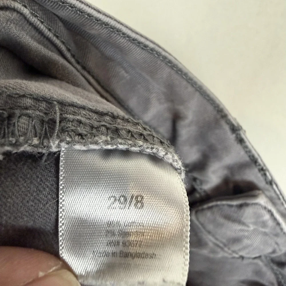 A.n.a A New Approach Pants Womens 29/8 Gray Cargo Skinny Ankle Twill Pockets